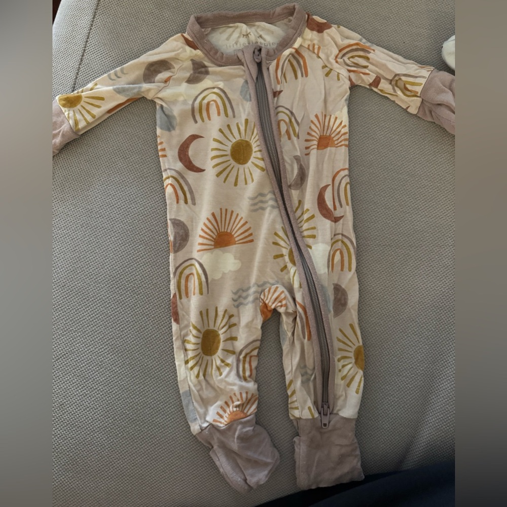 Little Sleepies zipper onesie - newborn size